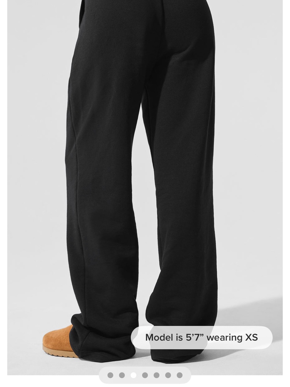 Alo Accoladr Black Drawstring Sweatpants - Picture 2 of 12